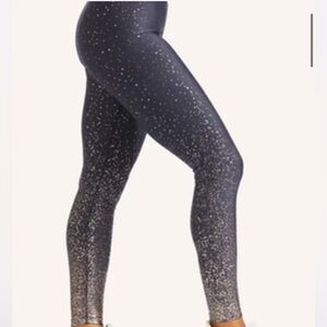 Peloton Midnight Blue Leggings with Gold Accents